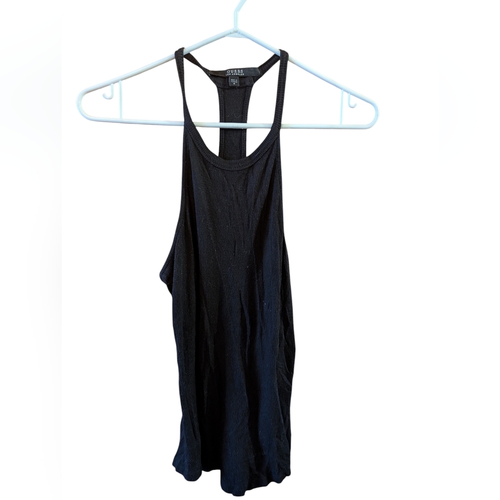 2/22$ Guess Women's Black Racerback Tank Top